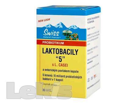 SWISS Lactobacily "5" s L.Casei cps 30