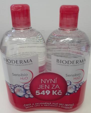 Bioderma Sensibio H2O micelární voda 2 x 500 ml