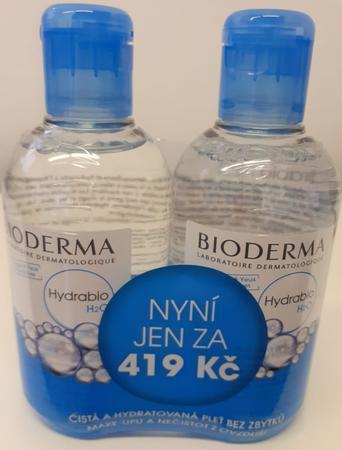 BIODERMA Hydrabio H2O 250 ml + 250 ml