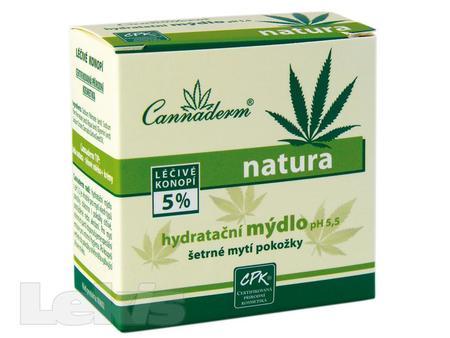 Cannaderm Natura hydratační mýdlo pH 5.5