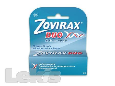 Zovirax Duo 50mg/g+10mg/g krém drm.crm.1x2g