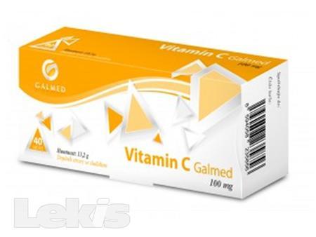 Vitamin C 100mg Galmed tbl 40 nové balení