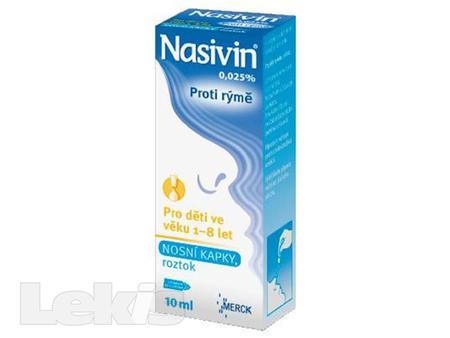 NASIVIN 0,025% NAS GTT SOL 10ML