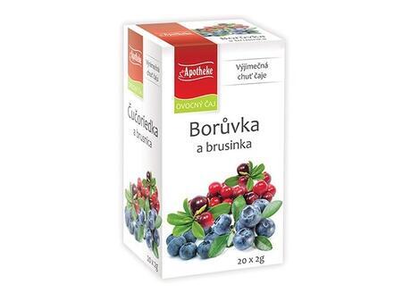 Čaj Apotheke Boruvka a brusinka  20x2g n.n.