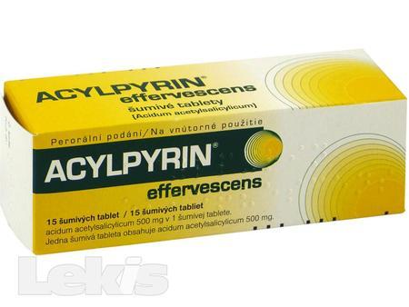 ACYLPYRIN EFFERVESCENS tbl eff 15x500mg