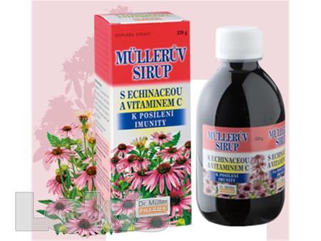 Mullerův sirup s echinaceou a vitaminem C 320g