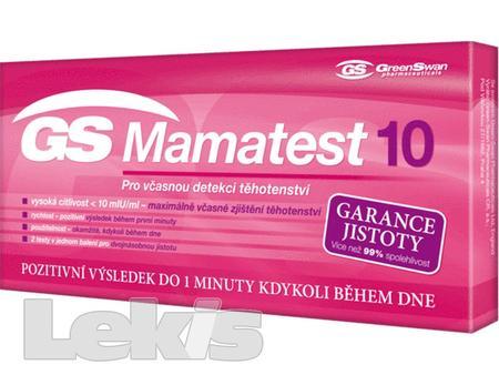 GS Mamatest 10 těhotenský test 2ks