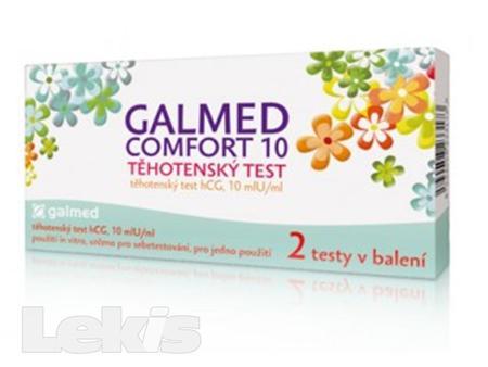 Test těhotenský  GALMED Comfort 10 hCG 2ks