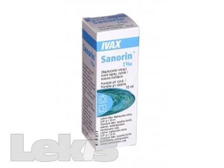Sanorin 0,05% spr nas 10ml/5mg