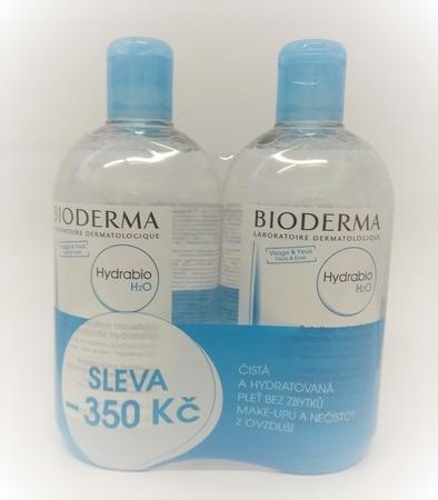 BIODERMA Hydrabio H2O 500ml + 500ml ZDARMA