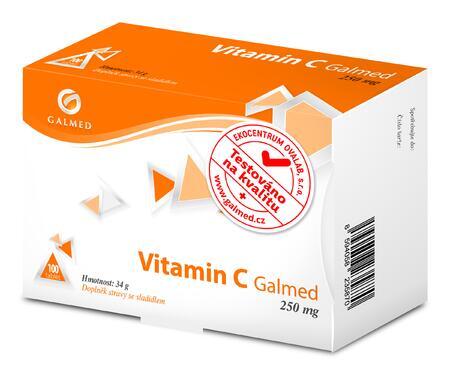 Vitamin C 250mg Galmed tbl 100 nové balení