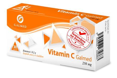 Vitamin C 250mg Galmed tbl 30 nové balení