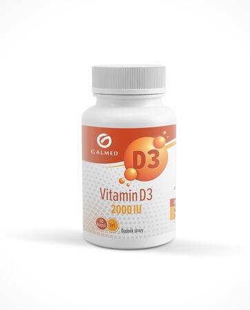 Vitamín D3 2000 IU Galmed cps. 90