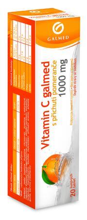 Vitamin C 1000mg Galmed pomeranč eff.tbl.20