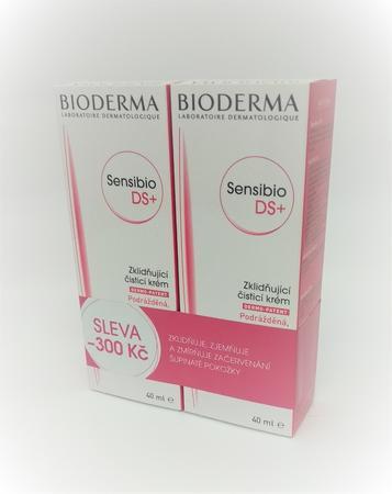 BIODERMA Sensibio DS+ Krém 40ml 1+1 SLEVA 2ks, exp.6/21