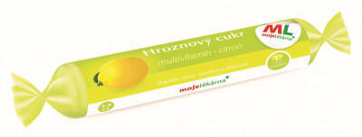 Moje lékárna Hroznový cukr citron 17tbl - 1