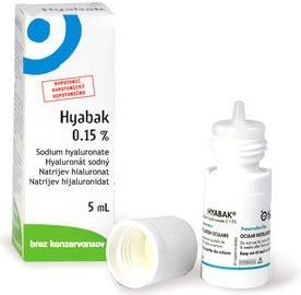 Hyabak 0.15% gtt.oph. 5ml