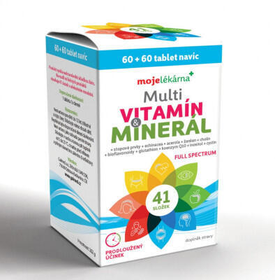 Moje lékárna  Multivitamin Mineral tbl 60+60 - 1
