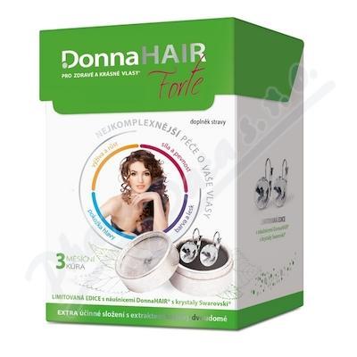 Donna Hair Forte 3 měsíční kúra 90 tobolek+ náušnice